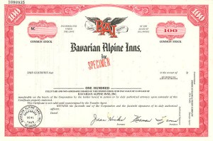 Bavarian Alpine Inns, Inc.